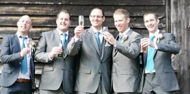 people saying cheers