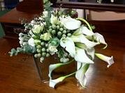 Flower decorations for a civil partnership