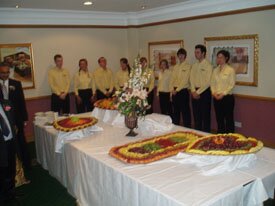 The catering team