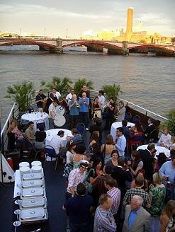 band playing on deck
