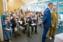 ceremony at Jerwood space