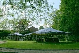 marquee on lawn