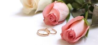 flowers and rings