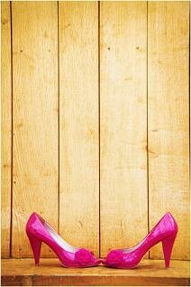 pink shoes