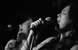 girls performing on stage